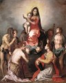 Madone dans la gloire et les saints renaissance maniérisme Andrea del Sarto